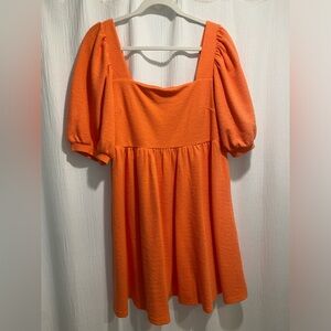 Peachy Orange Dress